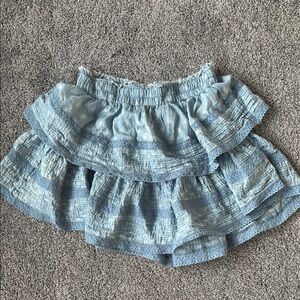 Aerie Blue Layered Skirt